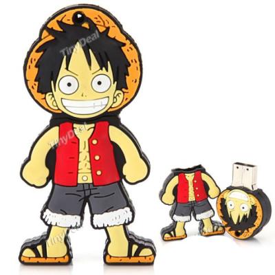 China OSC-PVC-001 Cartoon USB Flash Drive with customized design PVC/Silicon USB for sale