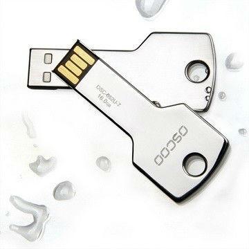 China Promotion Flashdrives Key Shaped Flashdrive Metal USB Key Wholesale Pendrive for sale