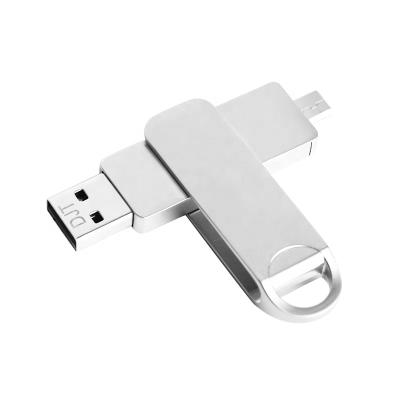 China OTG Metal USB Flash Drive Dual Interface USB2.0&3.0 for Phone Micro USB OTG for sale