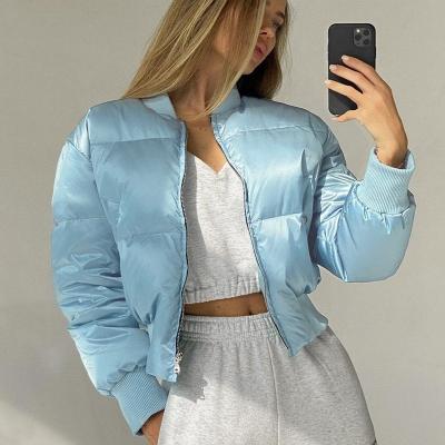 China Viable New Women's Clothing Temperament Personality Shorts Style Baseball Uniform Cotton-padded Jacket Women for sale