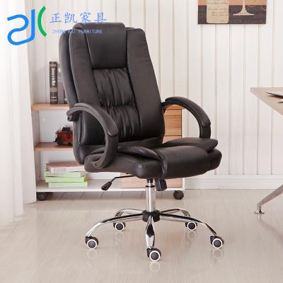 China Hot Selling Soft(Height)Adjustable PU Leather High Back Executive Style Computer Office Chair With High Quality for sale