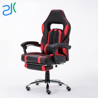 China Office Executive E-commercial Modern Design Chair Comfortable Wooden Gaming Chair With Footstool for sale