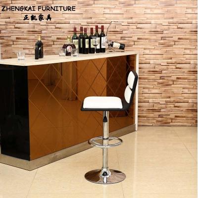 China Best Selling Bar Stool Swivel Bar Chair Bar Stool Chair With Metal Chrome Base for sale