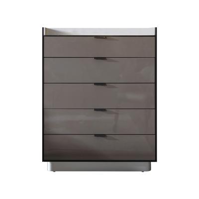 China High Quality Modern Bedroom Wooden Chest Of Drawers Clothes Drawer High Gloss for sale