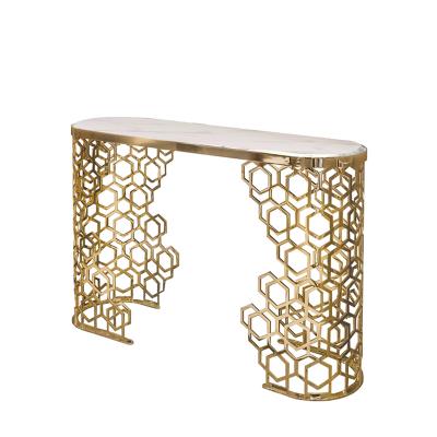 China (Other)Wholesale Adjustable Console Table High Quality Modern Luxury Marble Console Table for sale