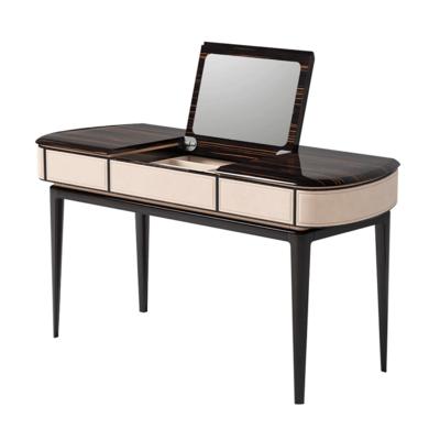 China Extendable Most Popular Office Dressing Table Mirrored Vanity Table for sale