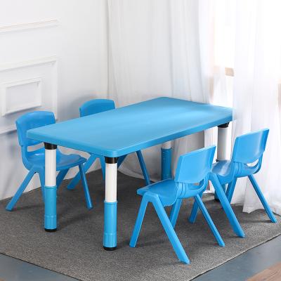 China Modern PP Material Children's Activity Party Study Table And Chair Set For Children Infant Mesas for sale