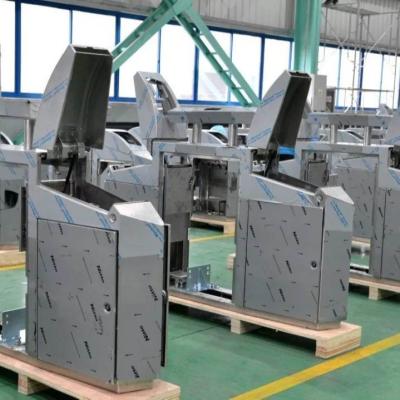 China Automatic Stainless Steel Welded Construction Subway Station Ticket Turnstiles Gate for sale