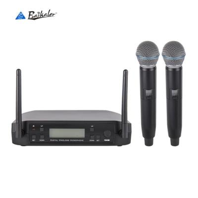 China Best Handheld Wireless Microphone System Low Price Microphone Speaker Handheld Wireless Microphone for sale