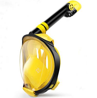 China Raincoat ; 360 Degree Liquid Silicone Full Face Air Diving Scuba Mask Rotatable Snorkle Products 2021 New for sale