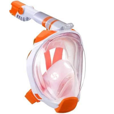 China Raincoat ; Professional 360 Degree Rotating Snorkle Kids Full Face Anti-fog Silicone Snorkel Mask 180 Degree View Snorkel Diving Swimming Mask For Kids for sale