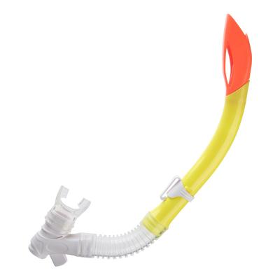 China Factory Supply Professional Kids Snorkel Tube Silicone PVC Mouthpiece Snorkeling Swimming Snorkeling Half Dry Air Intake For Kids for sale