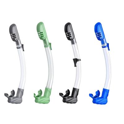 China New Design Unisex Underwater Silicone Mouthpiece Spearfishing Snorkeling Snorkeling Tube for sale