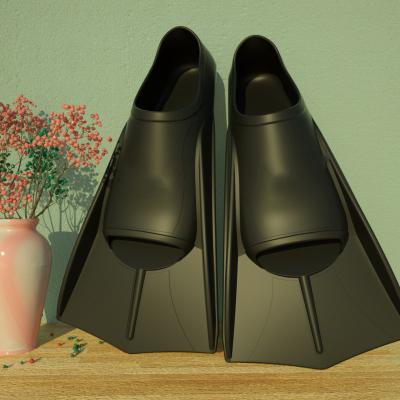 China Durable Cheap Price Swimming Diving Equipment Fin Black Diving Swim Fins for sale