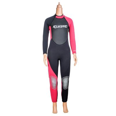 China Antibacterial Hot Wetsuits 3mm Youth Full Suits Long Sleeve Surfing Swimming Diving Swimsuits Keep Warm Back Zipper For Water Sport for sale