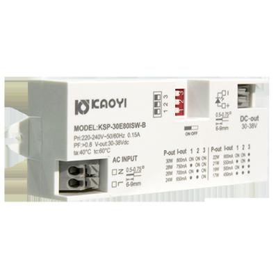 China 30W 275-450mA LED Drivers Max Dimmable Non Power Supply For LED Lamps Drivers ENEC CE KSP-30E80ISW-B for sale