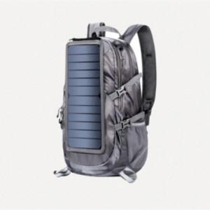 China Políester Mochila solar resistente al agua 0,9 kg Mochila de viaje solar en venta