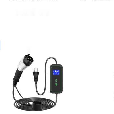 중국 디지털 화면 가정용 EV 충전소 W/NEMA 14-50P 플러그 방수 EV 충전기 판매용