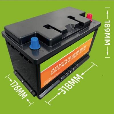 China Long-lasting Incredible Starting Batteries L318*W176*H189 MM ±3MM 12.8V 80Ah for sale