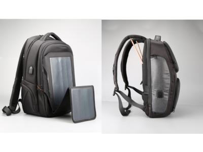 China Never Run Out Of Power With Solar Powered Backpack For Phones Tablets for sale