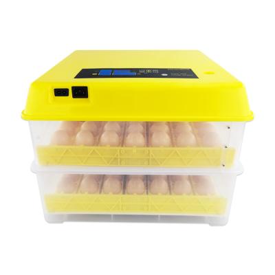 China Farms Newest Design CE Approved Intelligent Automatic 112 Egg Chicken Egg Incubator Hatching Machine for sale