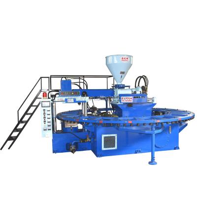 China Factory Single Color PVC Air Slipper Machine / PVC Crystal Shoe Injection Molding Blowing Machine for sale