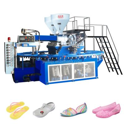 China Horizontal Mixed Two Color PVC Plastic Injection Forming Machinery for sale