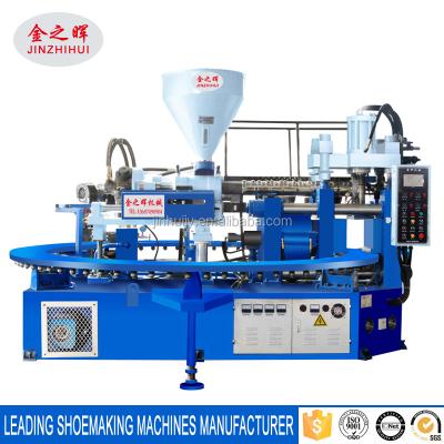 China Horizontal Type PVC Lady Shoe Making Machine /High Quality PVC Crystal Slipper And Sandals Injection Molding Machine JH for sale