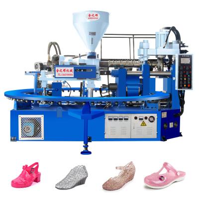 China Factory PVC / TPU /TPR Freeze / Crystal Shoe Injection Molding Machinery for sale