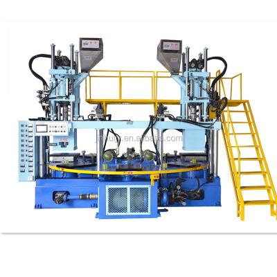 China Shoe Sole Two Colors Shoe Sole Injection Molding Machine With 8 Stations for sale