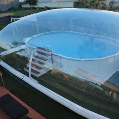 China Customized Customized Inflatable Swimming Pool Tent Swimming Pools Transparent Cover for sale