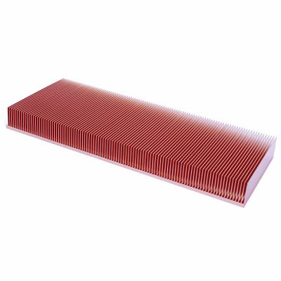 China Heatsink High Power Customized Powder Coating SSR Copper 300w Heatsink For Cooling System for sale