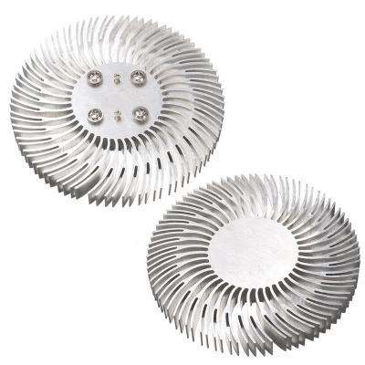 China Heatsink High Performance Perforated LED Radiation Aluminum Extrusion Profile Circular Heatsink for sale