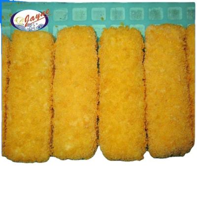 China 250g Cooked, 1kg/Box Hygienic Prefried Pollock Chop Breaded Fish Stick for sale