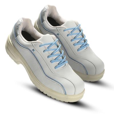 China Breathable Sports Type Super Lightweight Safety Shoes Steel Toe Women Anti Smashing Puncture Proof Work Shoes for sale