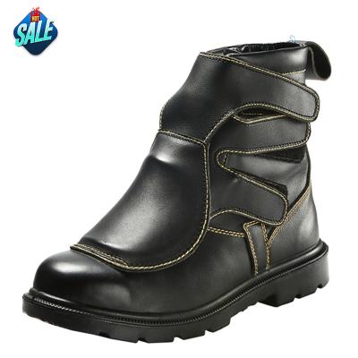 China Anti Static Protective Fire Prevent Fabric Welder Work Safety Shoes for sale