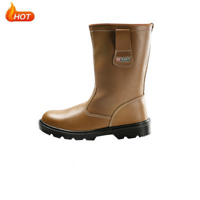 China 2021 Breathable Construction Mens Industrial Work Safety Shoes Safety Boots With Steel Toe for sale