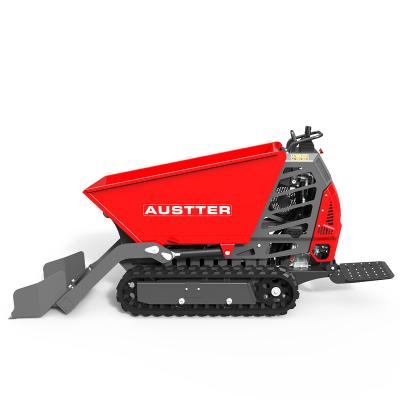 China Farms China OEM Factory Small Gasoline 500Kg Load Capacity Crawler Dumper Machine for sale