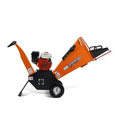 China Farms ISO Manufacturer GS650 Tree Care Garden Use Small Gasoline 6.5hp Engine Branch Shredder Chipper With Honda/Ducar Engine for sale