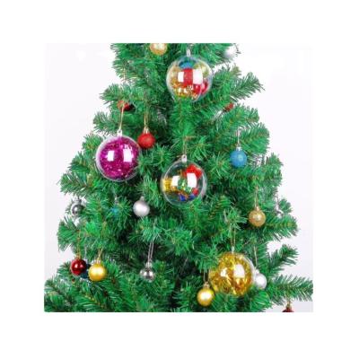 China Custom Transparent Clear Plastic Christmas Decoration Sphere Balls 2cm-40cm Empty Holiday/Christmas Decoration Christmas Ball Hanging Ornaments for sale