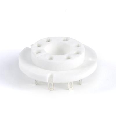 China Home Tube 8pin Octal Ceramic Sockets For GU50 LV3 5U8C 5U9C FU50 for sale