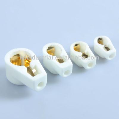 China Tube Anode Cap For 6J7 EF37 6F8G Gold Plug Ceramic Amplifier KD-MCVG for sale