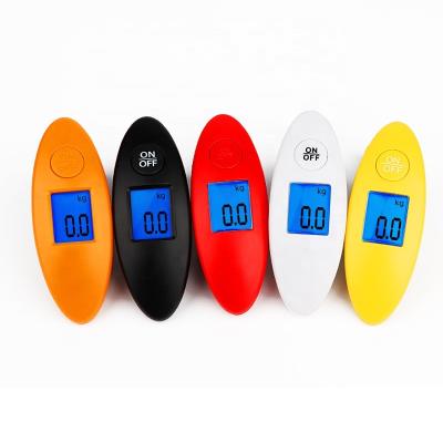 China ABS Mini Sturdy Electronic Luggage Weight Plastic Scale Portable Digital Travel Hanging Luggage Scale For Suitcase Baggage for sale