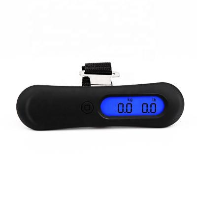 China ABS Plastic Digital LCD Display Portable Handheld Luggage Scale For Travel Suitcase With Dual Display for sale