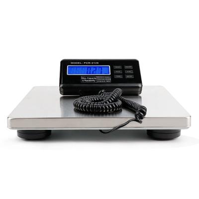 China Durable Weight Function 200kg Postal Parcel Scale Digital Stainless Steel LED Weight Scale Shipping Platform for sale