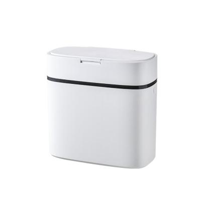 China Good Quality Sustainable Kitchen Trash Can Single Bathroom Trash Can Toilet Trash Can for sale