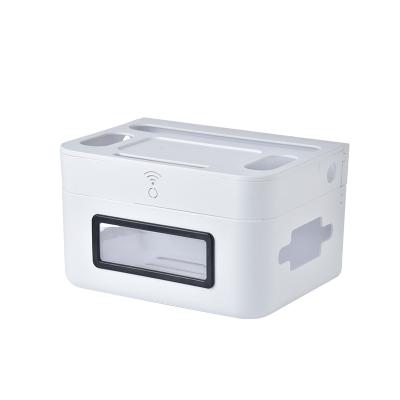 China Good quality factory direct router storage box plastic router storage box viable wifi router storage boxes for sale