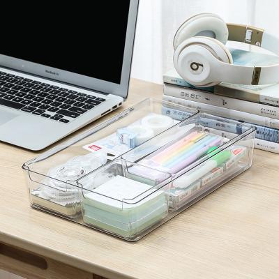 China China factory direct sale household sundries storage box desk table organizer large size viable plastic for sale