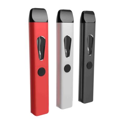 China Rechargeable 280mAh 2.0ml Ceramic Coil THC Flat Disposable Vape Pod Device for sale