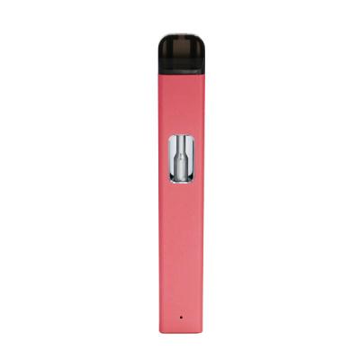 China Closed System Wholesale Flat CBD Disposable Vape Pen for sale